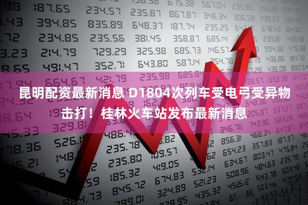 昆明配资最新消息 D1804次列车受电弓受异物击打！桂林火车站发布最新消息